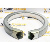 Металлический закрытый гибкий кабель-канал 40х80 мм, HTXG05
